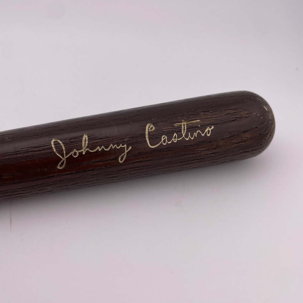 VTG Louisville Slugger 125 Johnny Castino Wood Baseball Bat Brown Ash 16" USA